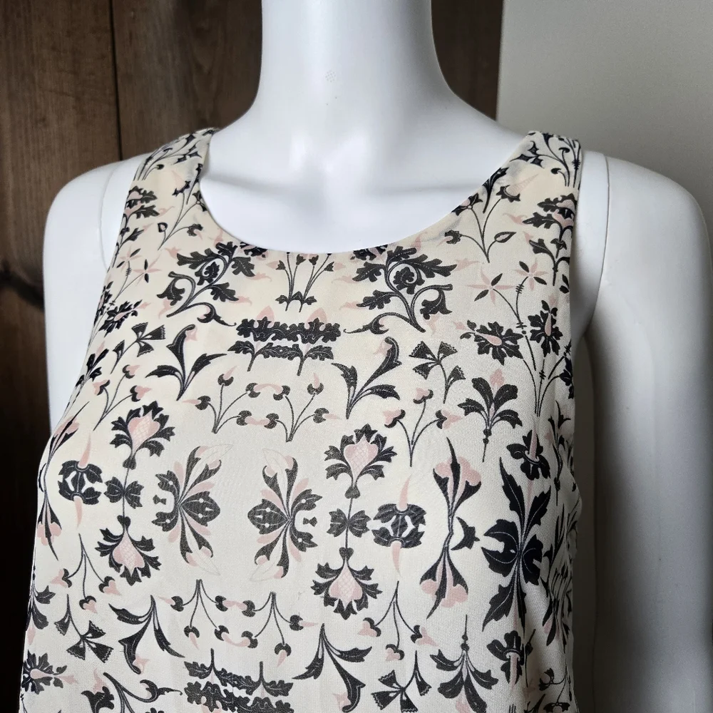 Max Studio Floral Dressy Tank Sleeveless Top - Picture 4 of 12